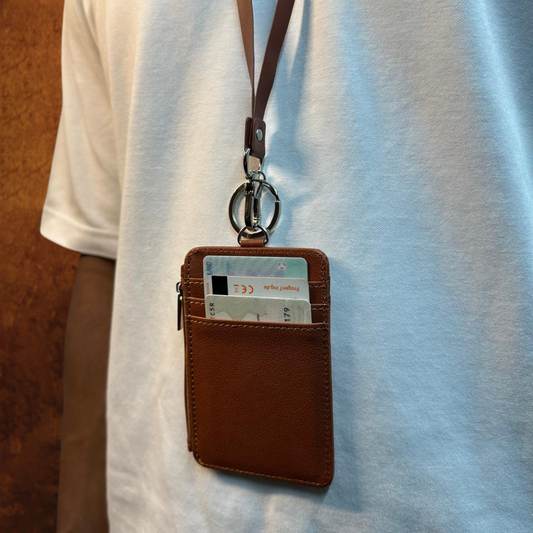 Kartenetui Lite Braun